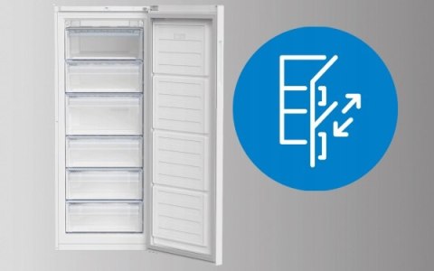 ZAMRAŻARKA SZUFLADOWA BEKO RFSA240M41WN 215 L Fast Freeze, Freezer Guard