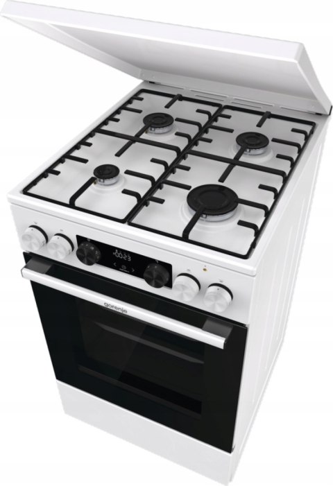 KUCHNIA GAZOWO-ELEKTRYCZNA GORENJE GK5C63WH 70 L Air Fry Aqua Clean Zapalarka Grill